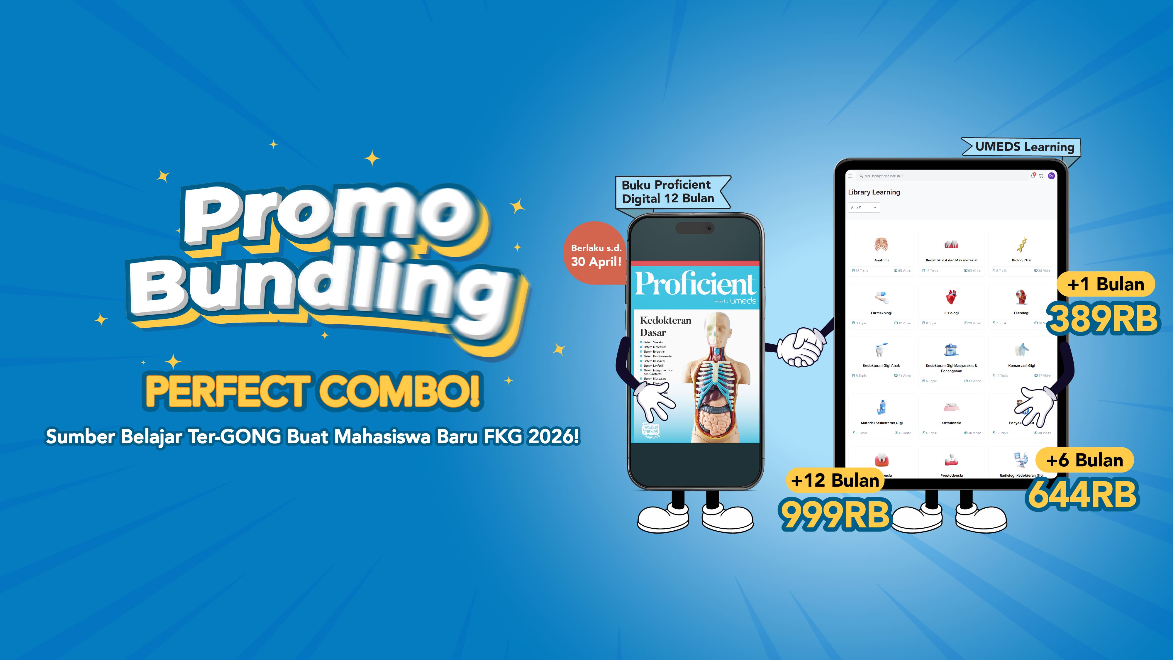 Paket Combo Maba: Proficient & Learning 6 Bulan