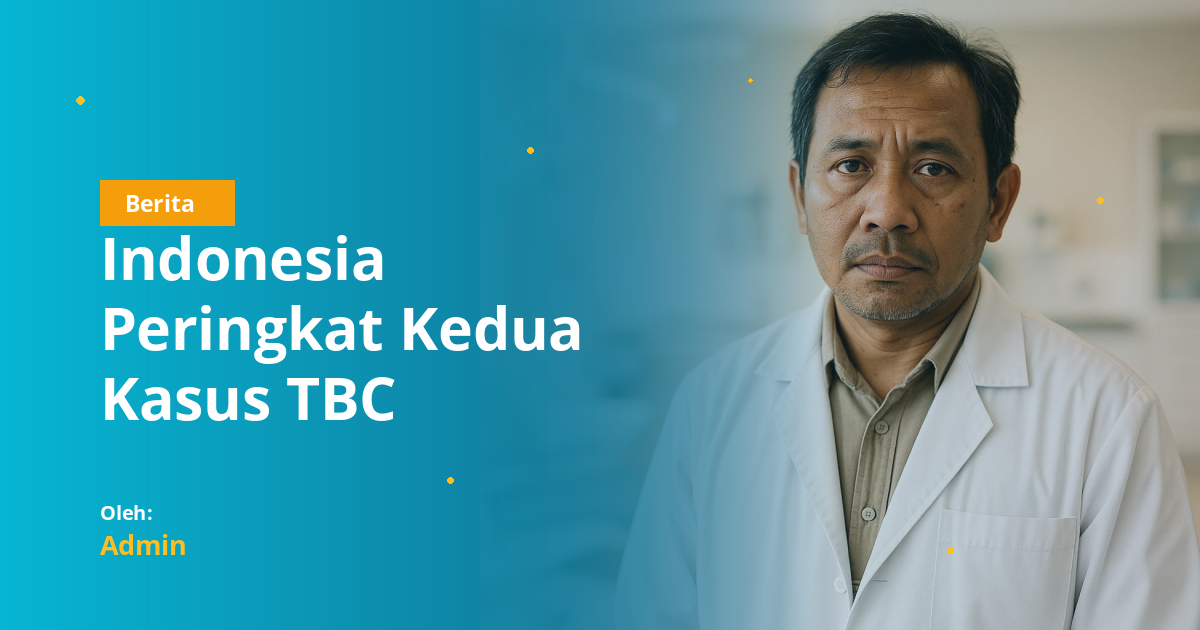 Indonesia Peringkat Kedua Kasus TBC Terbanyak di Dunia: Kemenkes Pacu Eliminasi, Apa Peran Dokter Gigi?