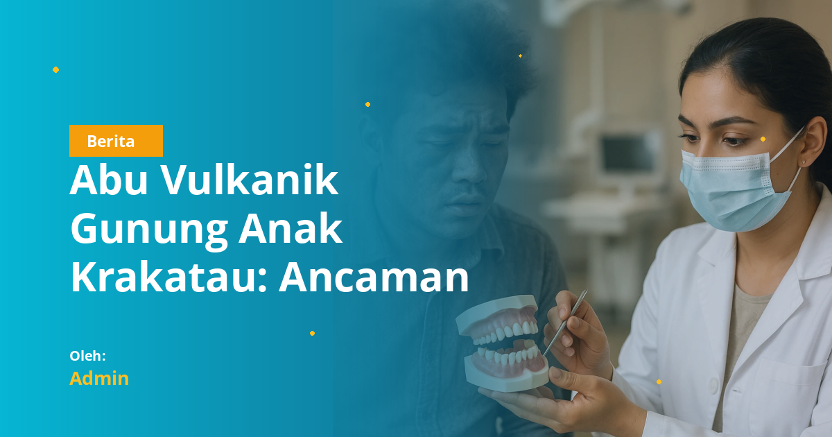Abu Vulkanik Gunung Anak Krakatau: Ancaman Silikosis yang Harus Diwaspadai Mahasiswa Kedokteran Gigi